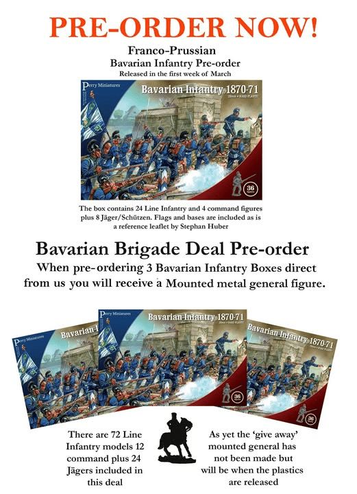 28mm 1870 plastic Bavarians preorder - Karwansaray Publishers