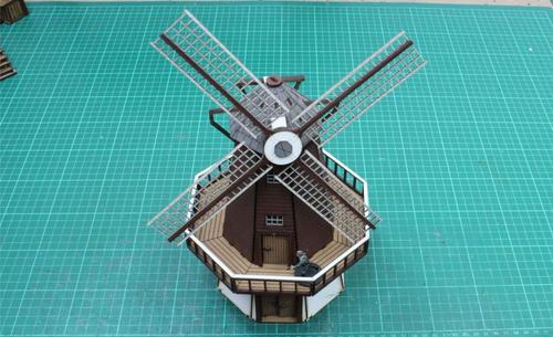 28mm Dutch style Windmill - Karwansaray Publishers