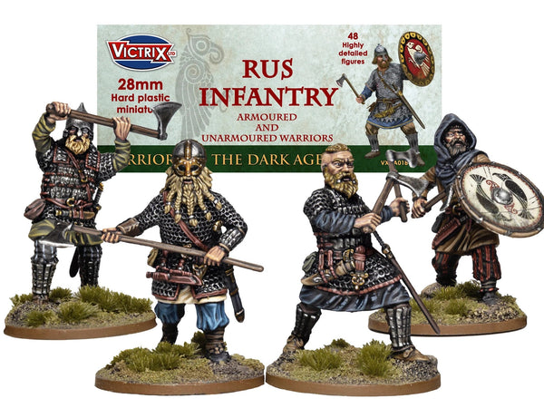 28mm plastic Rus infantry - Karwansaray Publishers