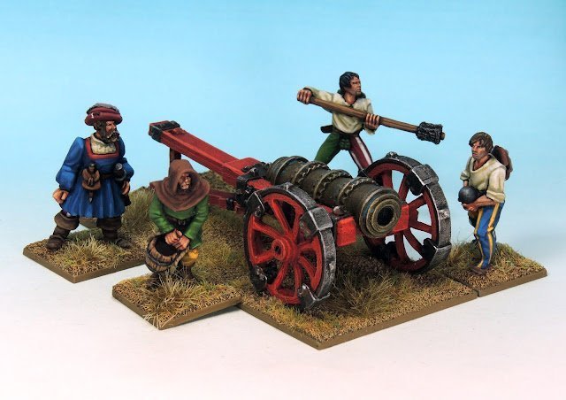 28mm Renaissance Cannon and crew