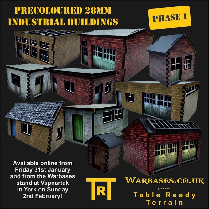 28mm Table Ready Buildings