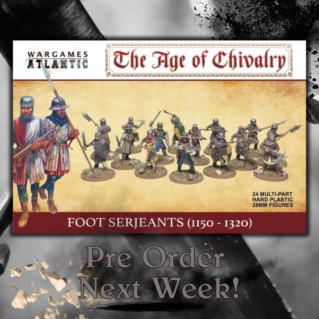 28mm plastic Serjeants on foot