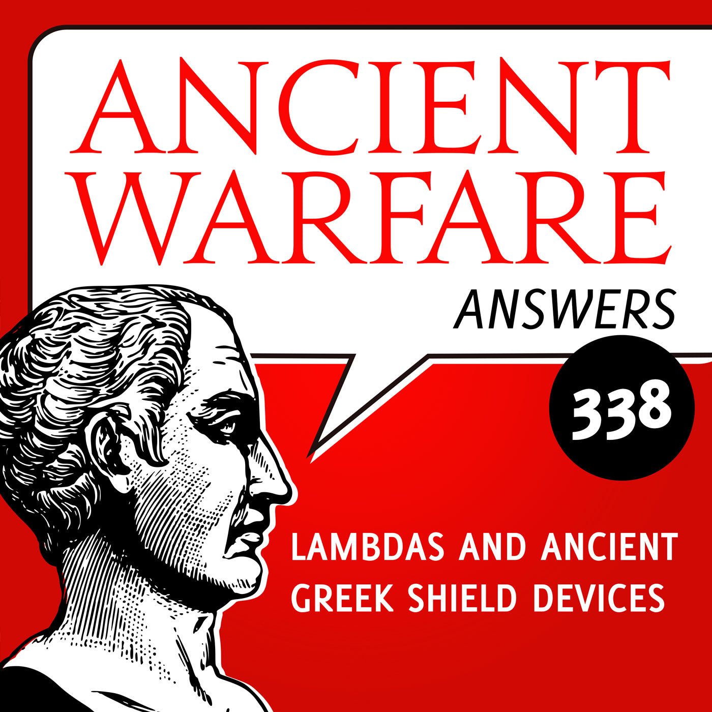 Ancient Warfare Answers (338): lambdas and ancient Greek shield devices