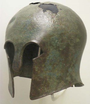 How Corinthian is the Corinthian helmet?