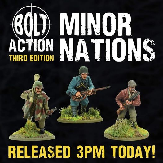 Minor powers lists for Bolt Action 3 released shortly