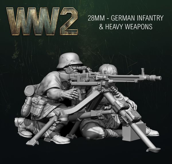 Preview of Victrix plastic German heavy weapon teams