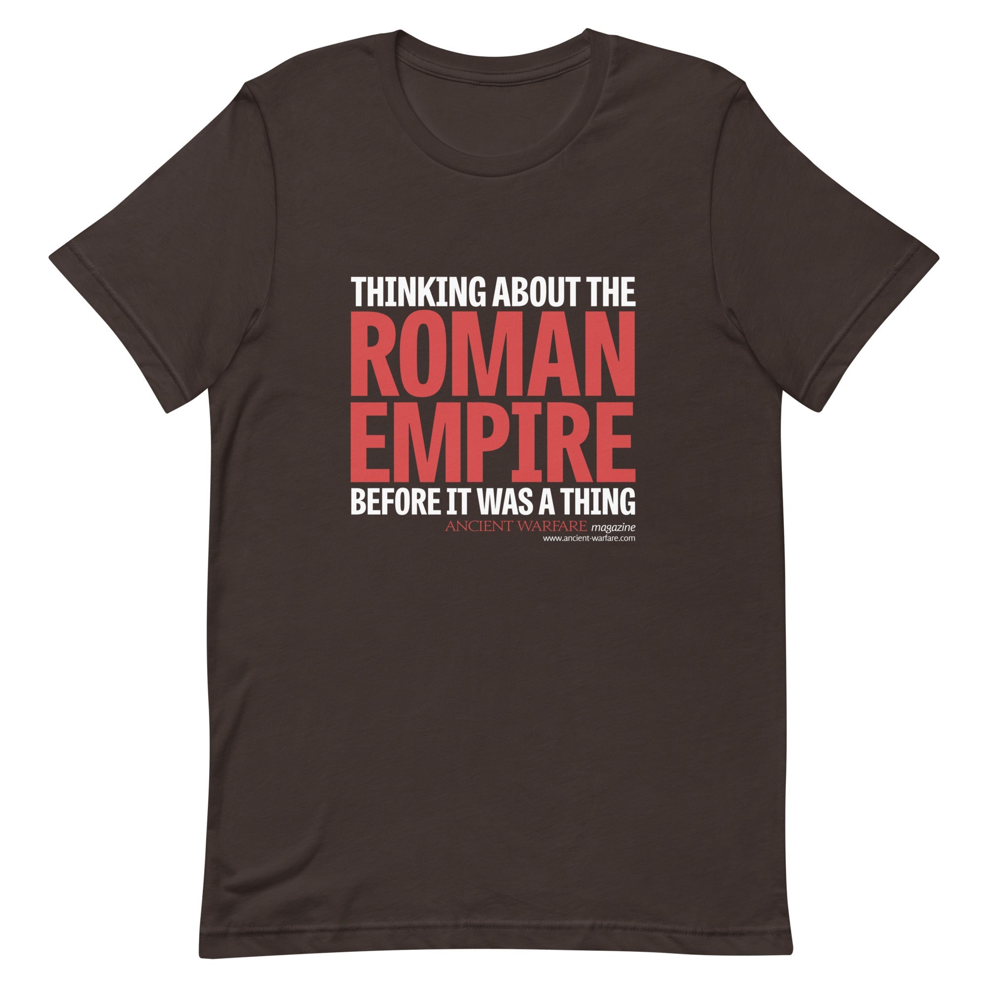 T - Shirt: Thinking about the Roman Empire before it was a thing (dark edition) - Karwansaray Publishers