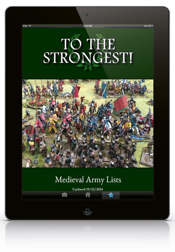 To the Strongest! Medieval army lists - BigRedBat