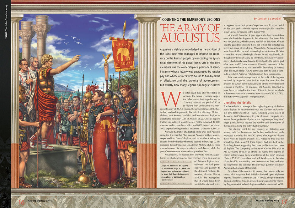 Ancient Warfare XVI.5 - The Julio-Claudian legion