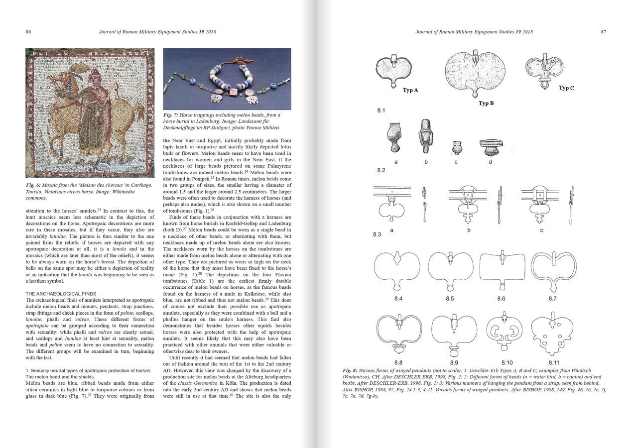 The Armatura Press JRMES Cavalry in the Roman World - JRMES Volume 19 (2018) - Hardback